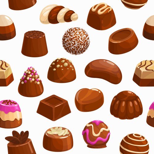 Chocolate candies Royalty Free Vector Image - VectorStock