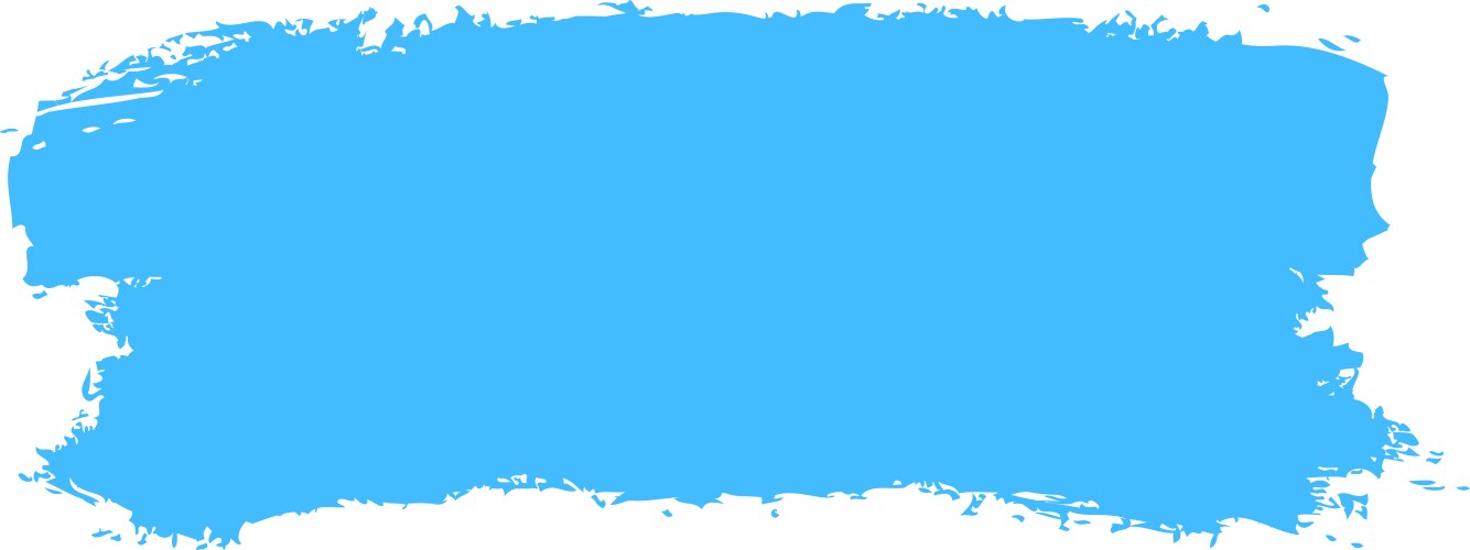 Blue paint brush stroke Royalty Free Vector Image
