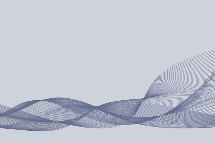 Abstract line blue vector image