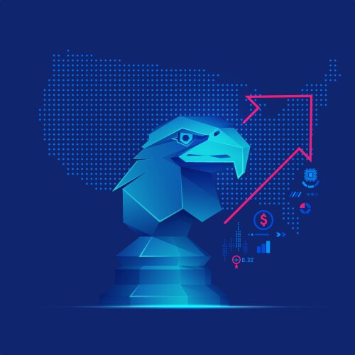 Eaglechess vector image