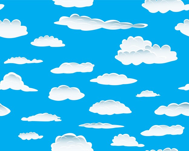 clouds seamless vector image vector image