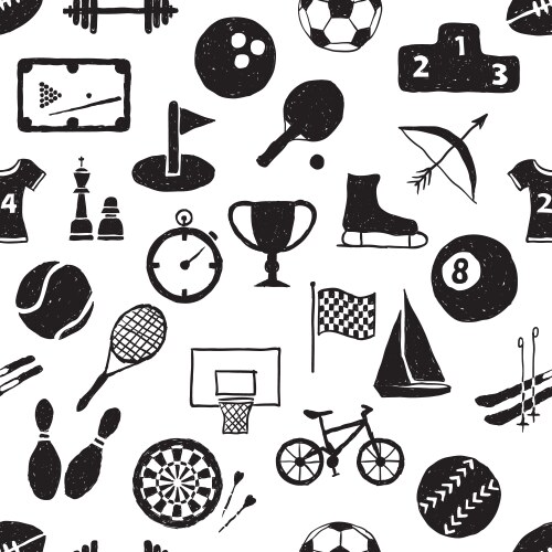 Football doodle set Royalty Free Vector Image - VectorStock