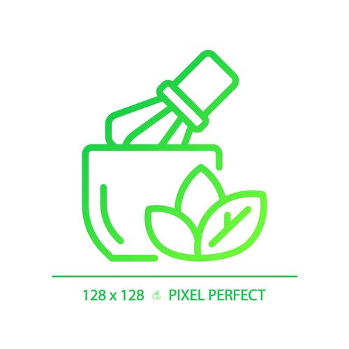 Pixel perfect green gradient allergen free icons – Royalty-Free Vector ...