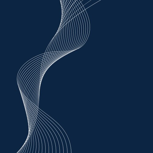 Abstract two color waves Royalty Free Vector Image