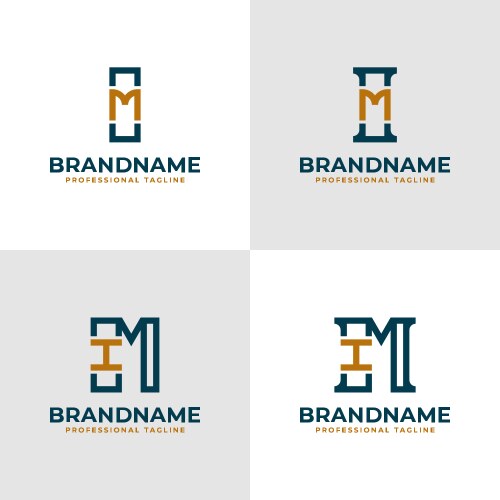 Im Letter Logo Vector Images (over 1,700)
