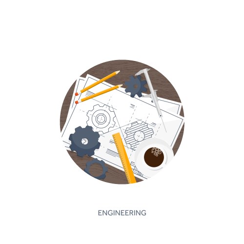 Engineering and architecture Royalty Free Vector Image