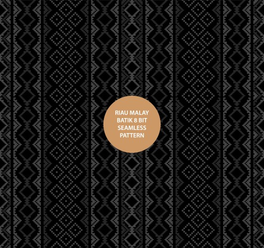 Indonesian aceh malay batik seamless pattern Vector Image