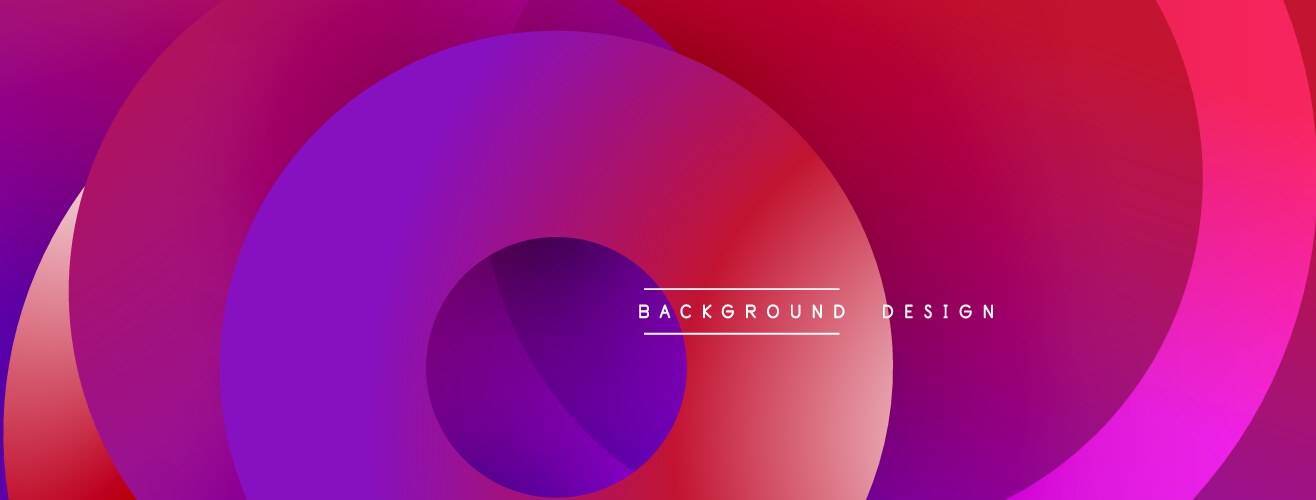 Abstract colorful layers create dynamic visual vector image