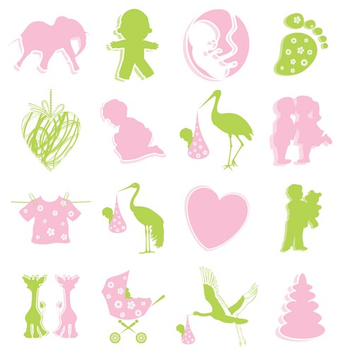 Children themed items Vector Image