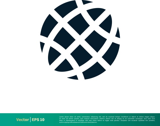 Colorful oval globe logo template design – Royalty-Free Vector ...