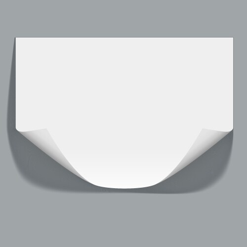 Empty paper sheet eps10 Royalty Free Vector Image