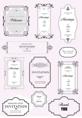 Elegant Ornate Frames Vector Image