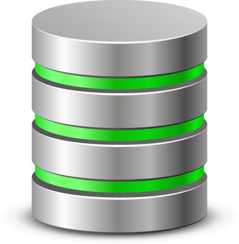 Database Icon - Network Storage vector image