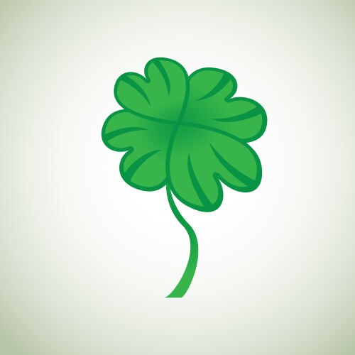 Four leaf clover logo Royalty Free Vector Image
