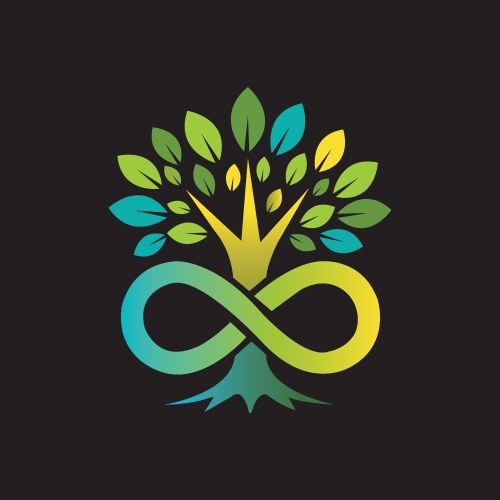 Family tree logo template icon Royalty Free Vector Image