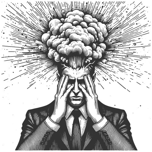 Exploding Head Vector Images (over 1,500)