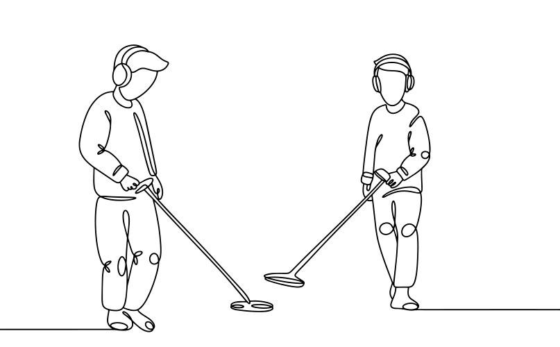Two Different Fragmentation Anti Personnel Mines Vector Image