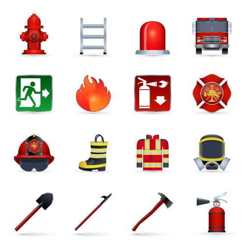 Documents archive library isometric icons set Vector Image