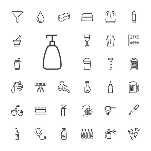 22 liquid icons (36890519) – Free Vector | VectorStock
