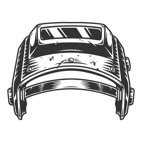Vintage Welding Mask Vector Image