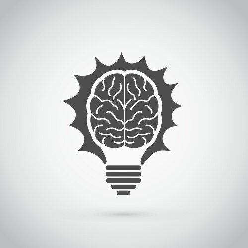 Light bulb icon Royalty Free Vector Image - VectorStock