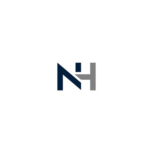 HN & NH Abstract Logo Marks Vector Image