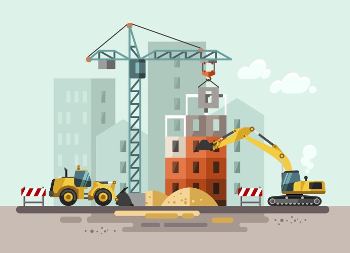 Building Construction Site Vector Images (over 31,000)
