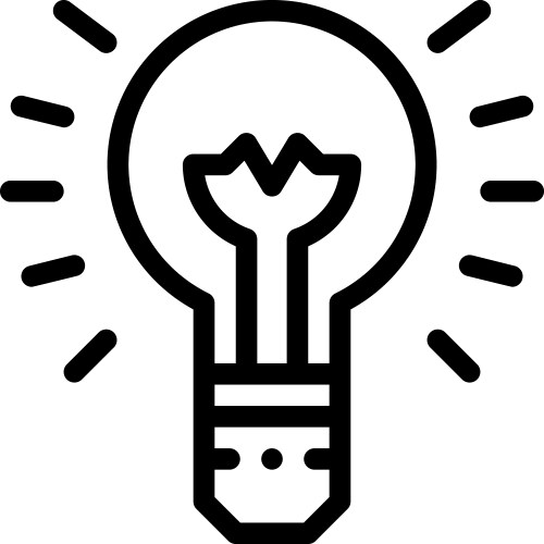 Ceiling light icon thin linear style design Vector Image
