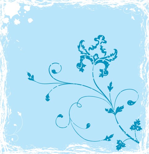 Background flower vector image