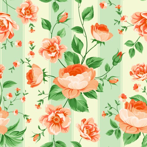 luxurious peony wallpaper vector