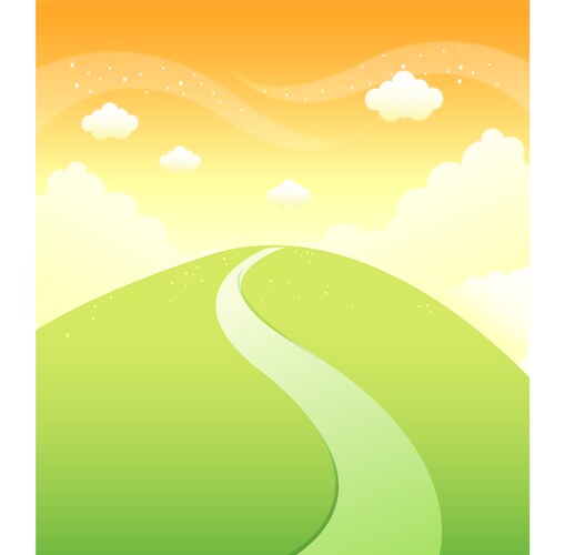 Green mountain Vector Images & Graphics for Commercial Use | VectorStock