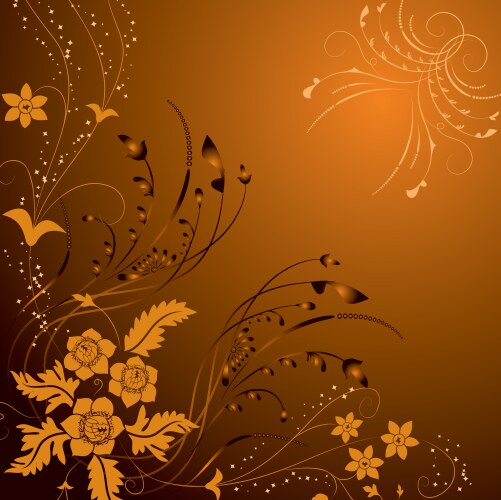Vintage floral background Royalty Free Vector Image