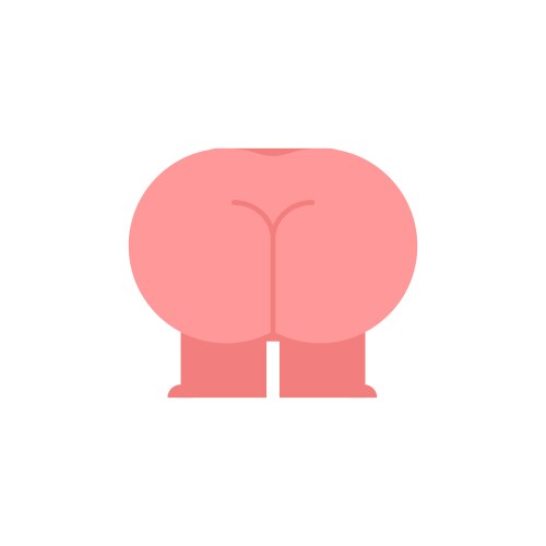 Woman's Buttocks with Stretch Marks – Royalty-Free Vector | VectorStock