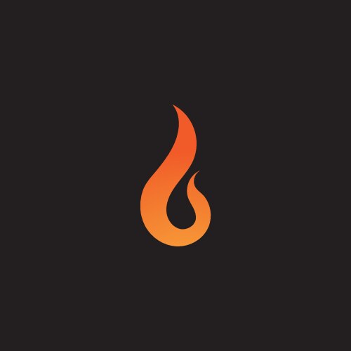 Fire flame design Royalty Free Vector Image - VectorStock