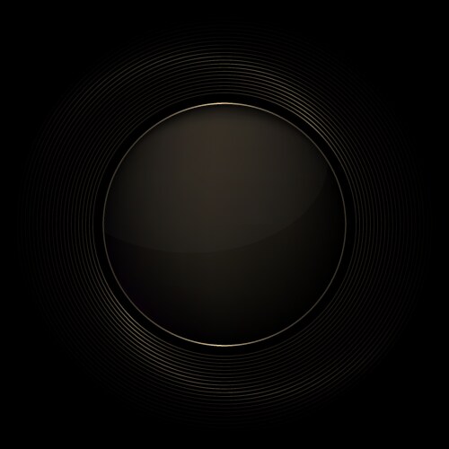 Abstract black waves tech background hd modern Vector Image