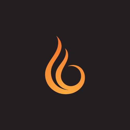 Fire flame design Royalty Free Vector Image - VectorStock