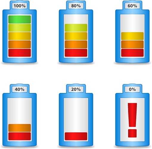 battery vector image