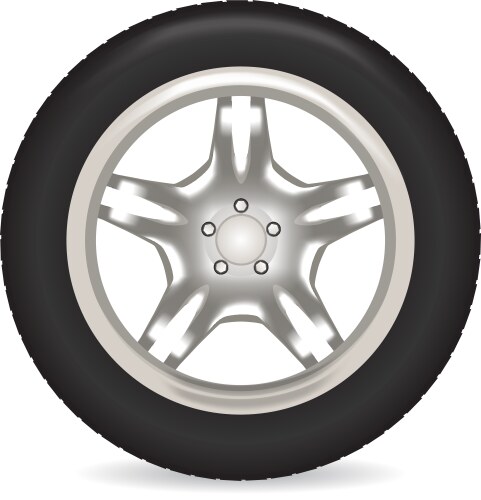 Car rudder wheel Royalty Free Vector Image - VectorStock