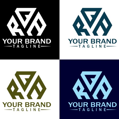 Luxury uac letters logo design Royalty Free Vector Image luxury-uac-letters-logo-design-royalty-free-vector-image