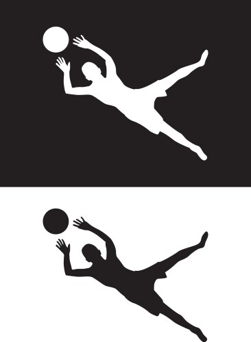 Goalkeeper Royalty Free Vector Image - VectorStock