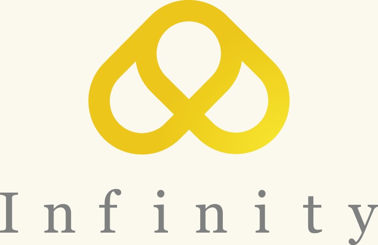 Infinity logo vector image