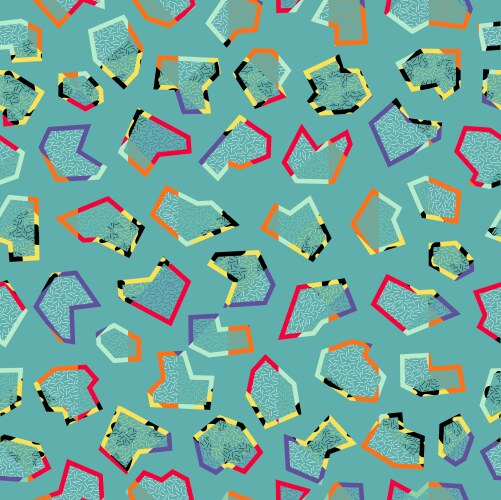 Comic starry bright seamless pattern Royalty Free Vector