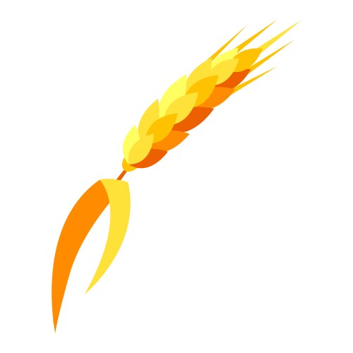 Ripe wheat ear Royalty Free Vector Image - VectorStock