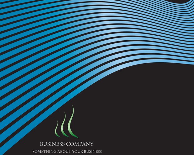 Circular Company Emblem Vector Image