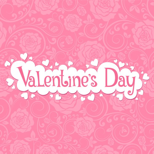 Background with pink roses Royalty Free Vector Image