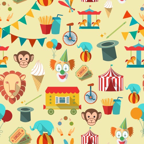 Kids pattern Royalty Free Vector Image - VectorStock