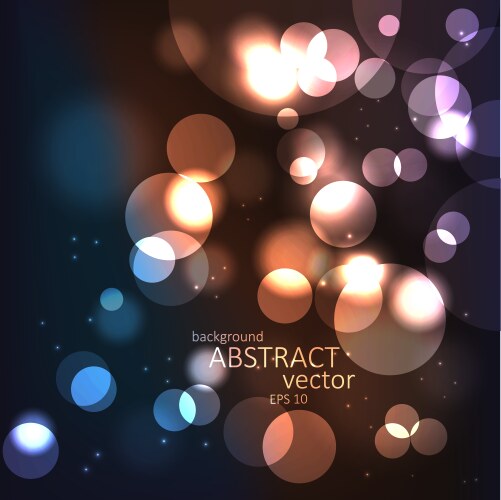 Blurred lights background wallpaper design Vector Image