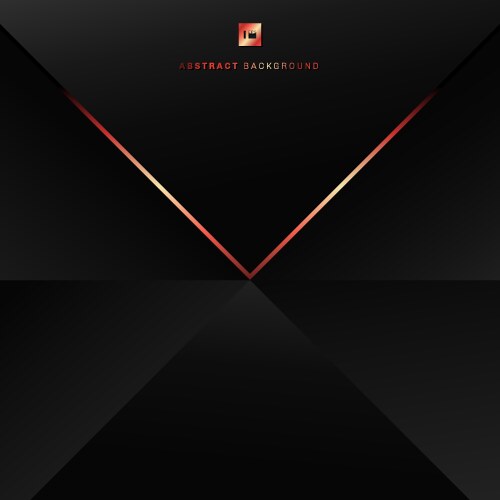 Modern abstract 3d background with black paper Vector Image