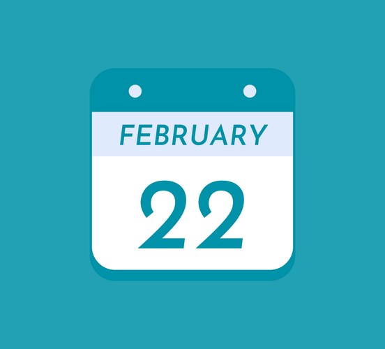 February calendar 22 Vector Images & Graphics for Commercial Use |  VectorStock