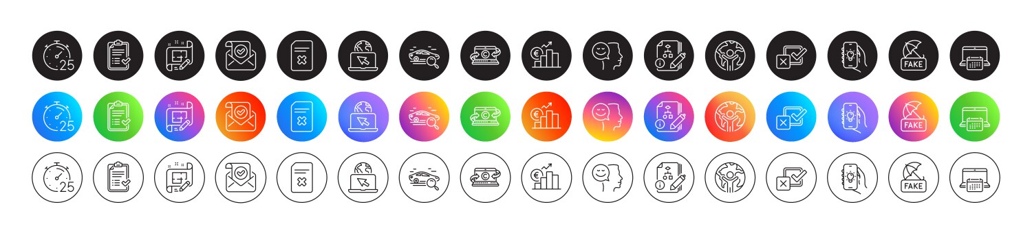 Algorithm confirmed mail and copywriting notebook vector image